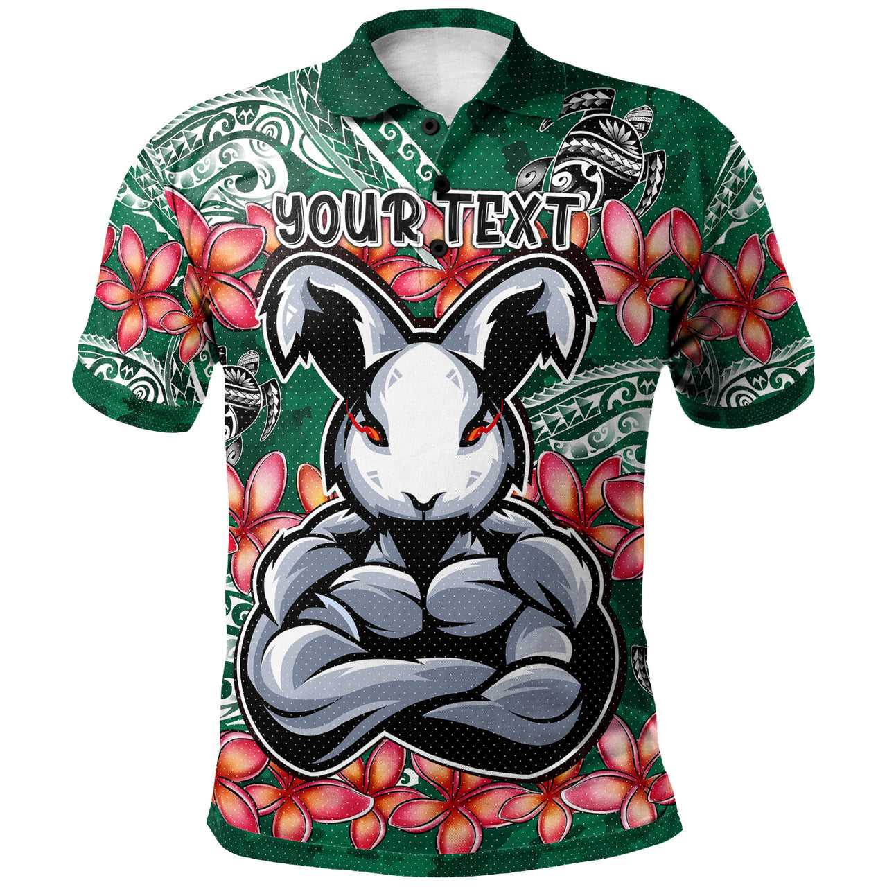 rabbitohs-rugby-polo-shirt-custom-polynesian-super-rabbitohs-polo-shirt