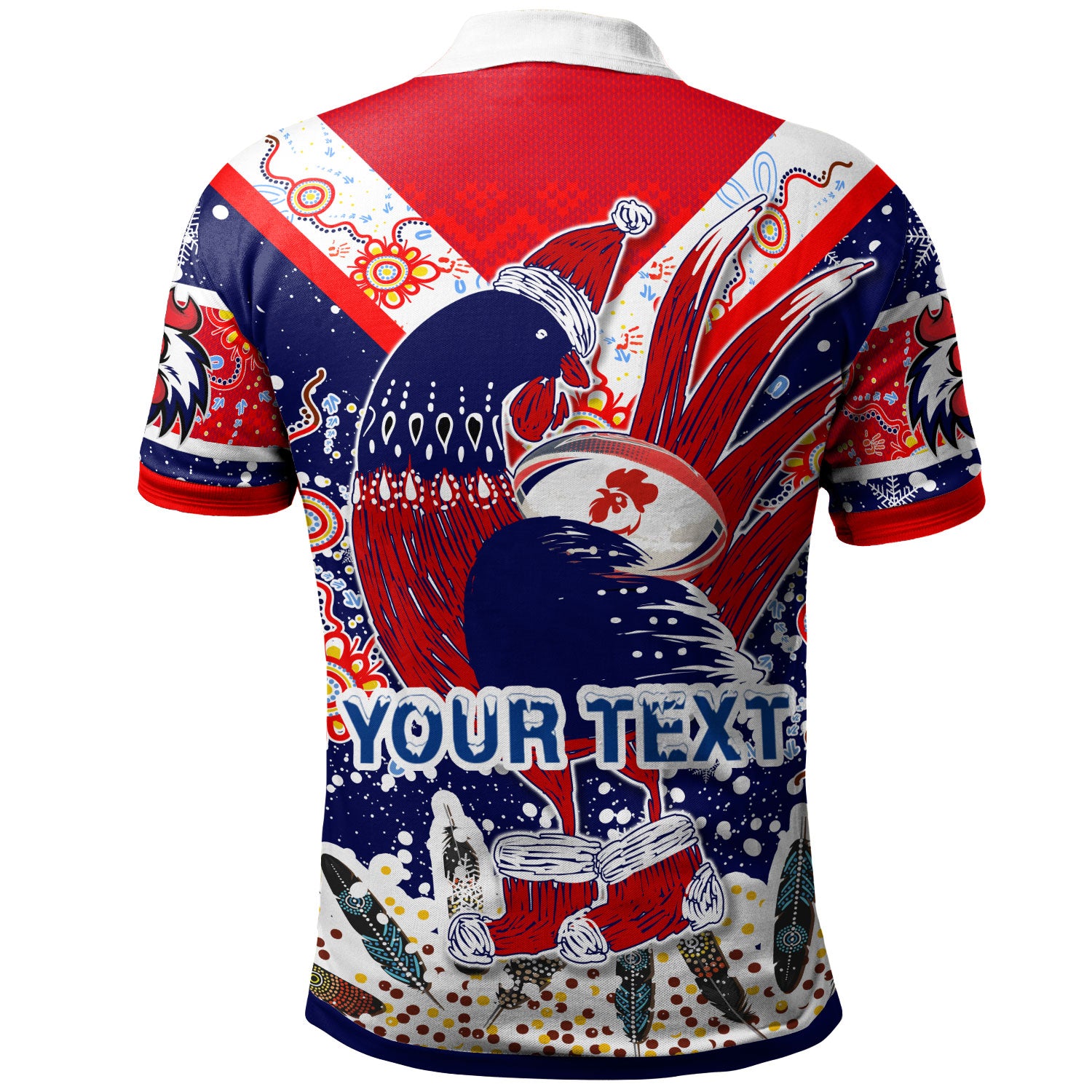 roosters-rugby-christmas-polo-shirt-custom-merry-christmas-sydney-roosters-indigenous-polo-shirt