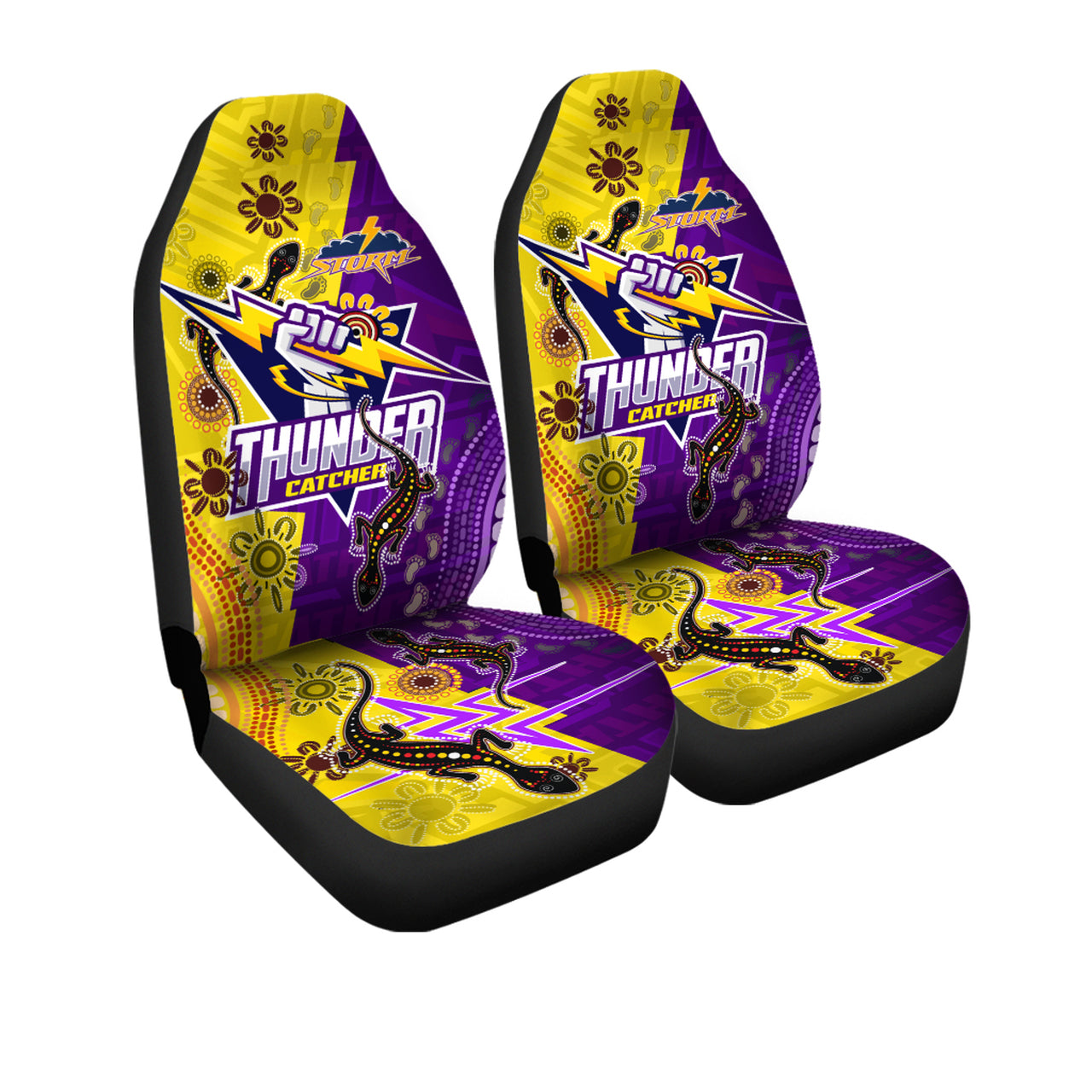 storm-aboriginal-rugby-custom-car-seat-cover-the-indigenous-storm-thunder-catcher
