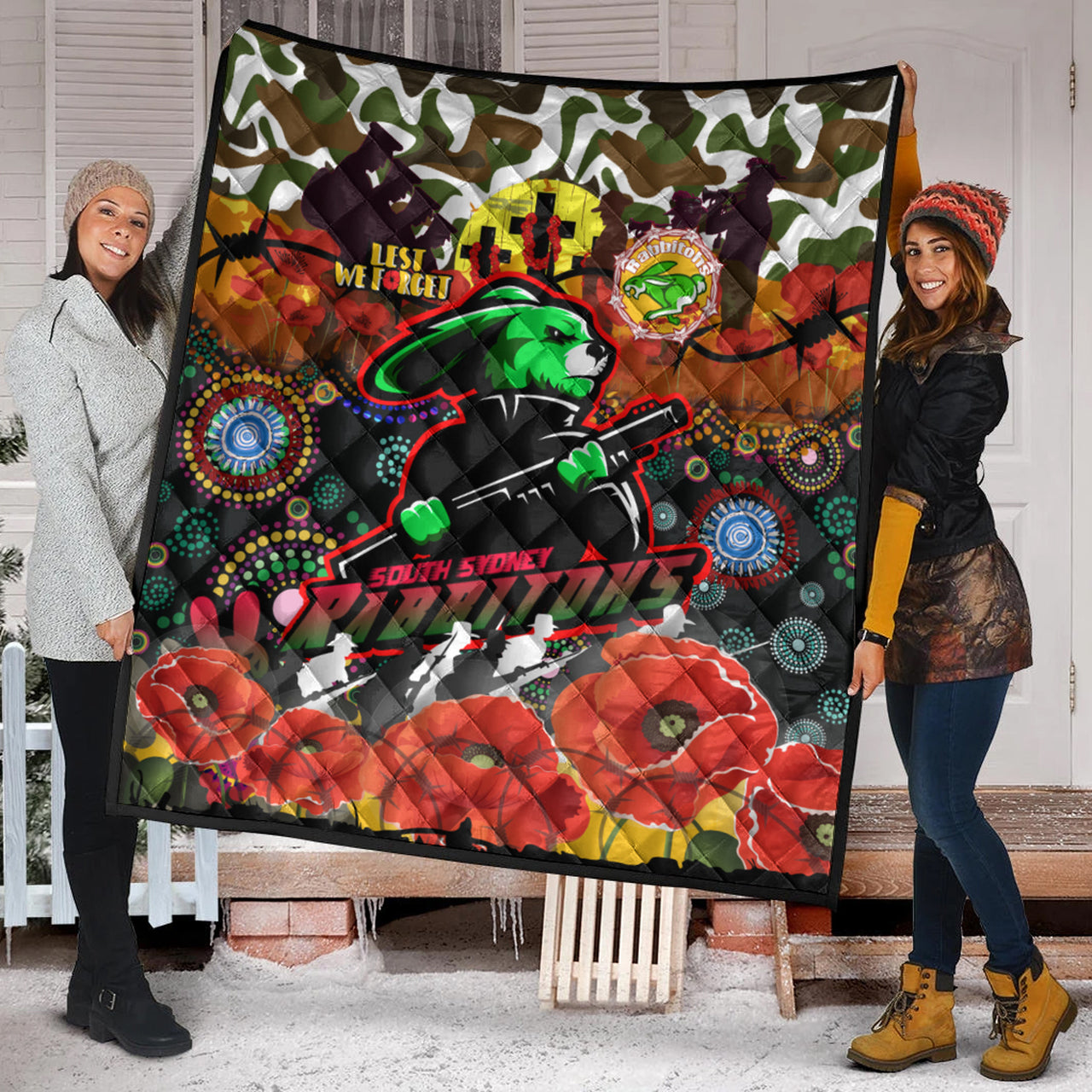 rabbitohs-rugby-custom-camouflage-anzac-poppy-quilt-souths-anzac-lest-we-forget-spirit