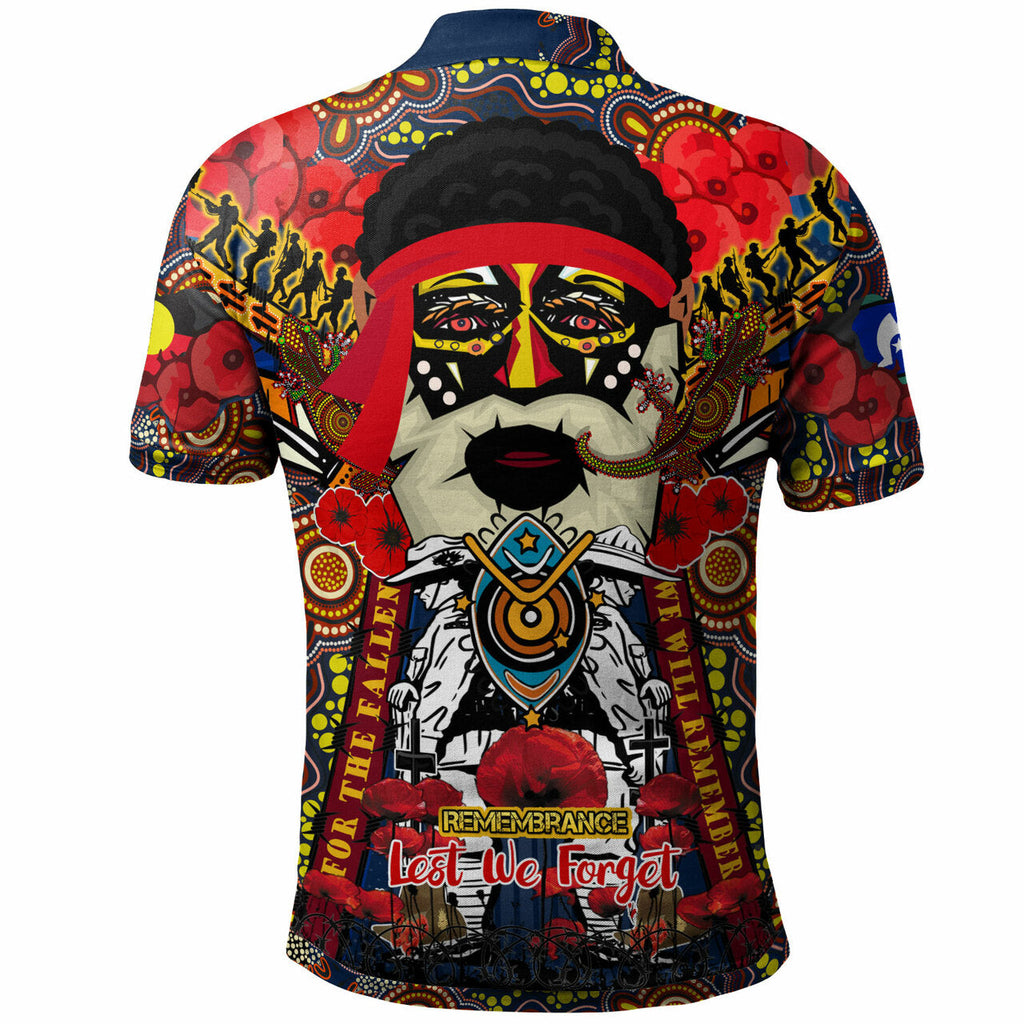 all-stars-rugby-aboriginal-anzac-custom-watercolour-polo-shirt-remembrance-indigenous-dreamtime-with-poppy-flower