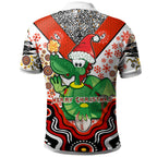 st-george-rugby-christmas-polo-shirt-custom-christmas-green-dragons-indigenous-polo-shirt