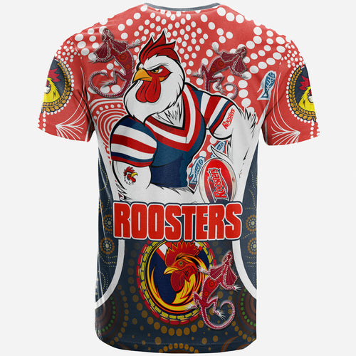 roosters-rugby-t-shirt-custom-sydney-roosters-champion-mascot-with-aboriginal-art-personalised-player-and-number-t-shirt