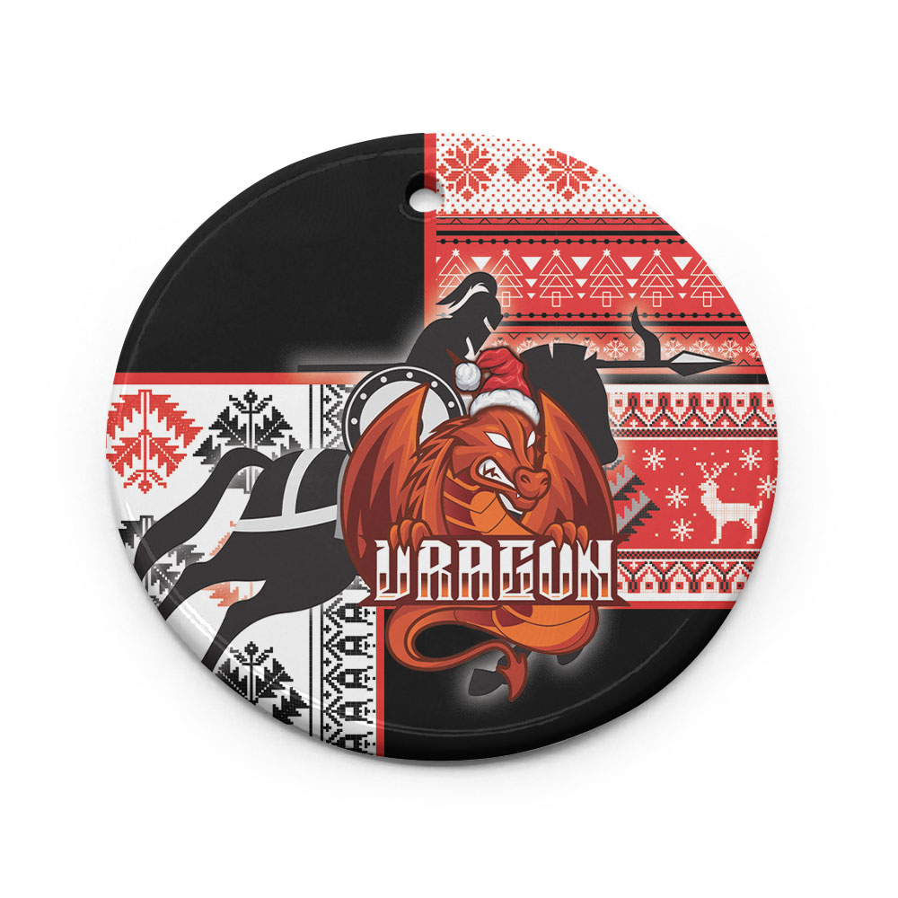 stgeorge-rugby-ornaments-custom-christmas-snowflakes-dragon-mascot-ornaments