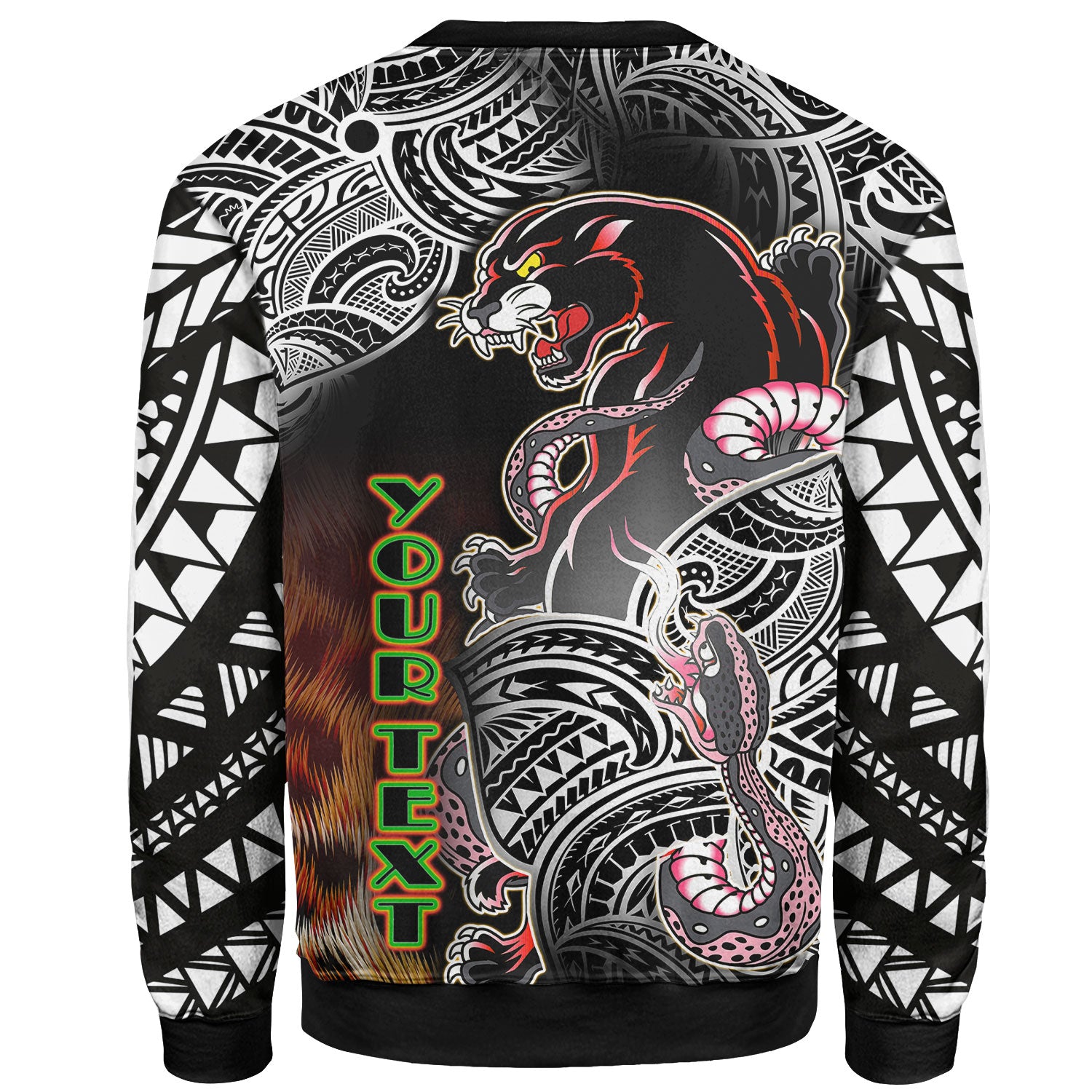 panthers-rugby-polynesian-sweatshirt-custom-wild-black-super-panthers-sweatshirt