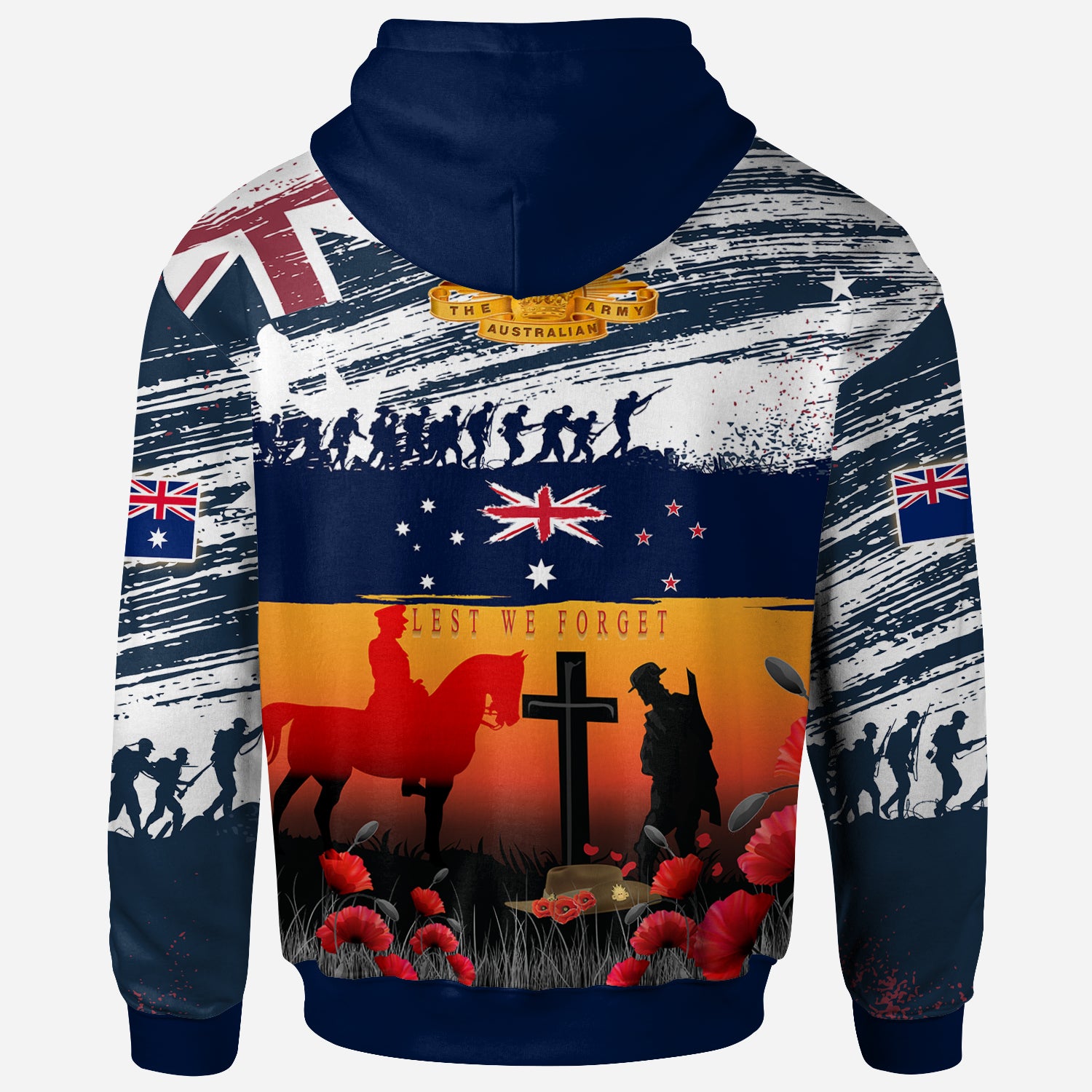 australian-and-new-zealand-army-corps-anzac-day-hoodie-for-the-fallen-lest-we-forget