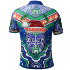 warriors-rugby-christmas-polo-shirt-custom-merry-new-zealand-warriors-christmas-indigenous-polo-shirt