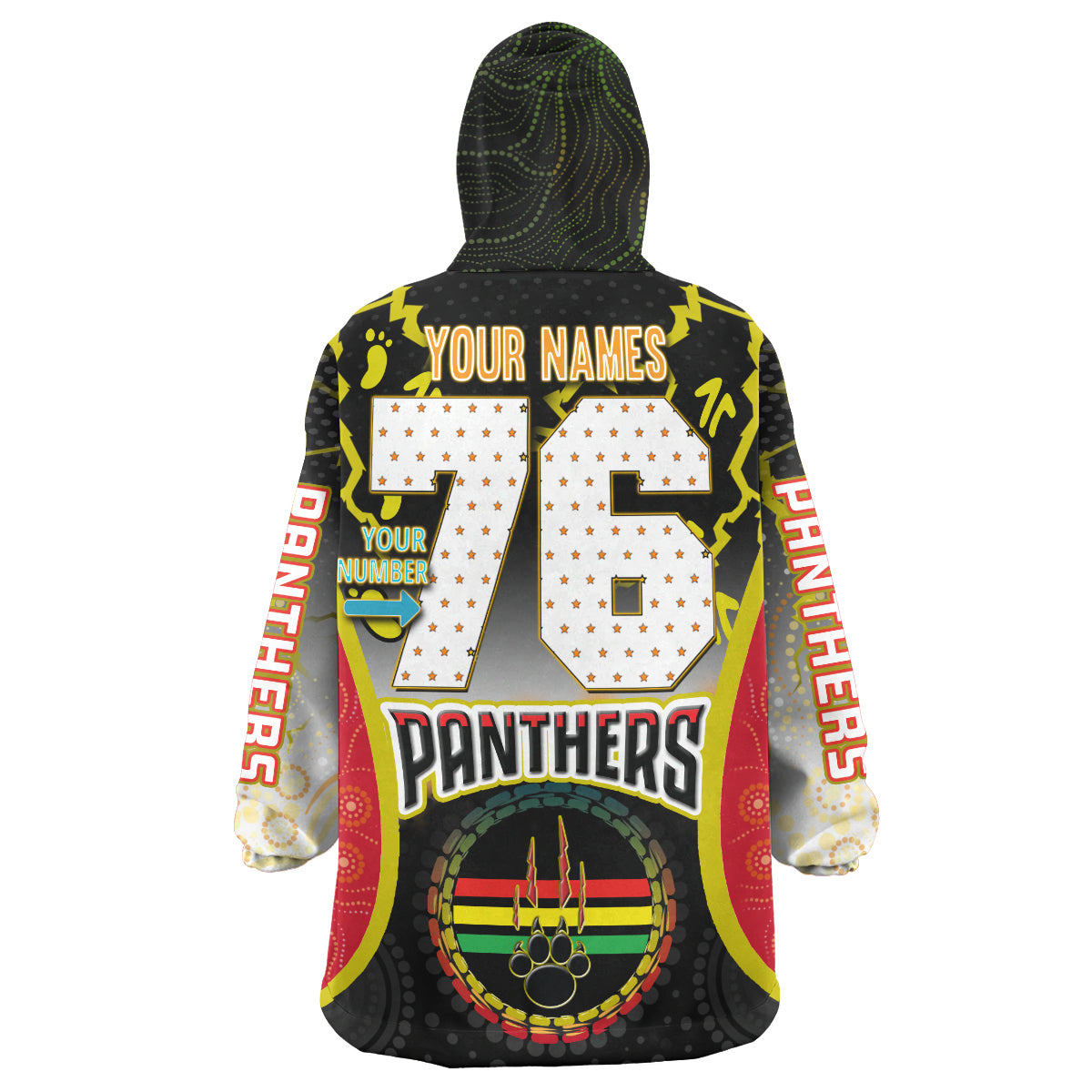 panthers-rugby-snug-hoodie-custom-panthers-premierships-champion-personalised-player-and-number-aboriginal-pride-oodie-blanket