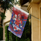 knights-rugby-christmas-flag-custom-merry-christmas-newcastle-knights-indigenous-flag