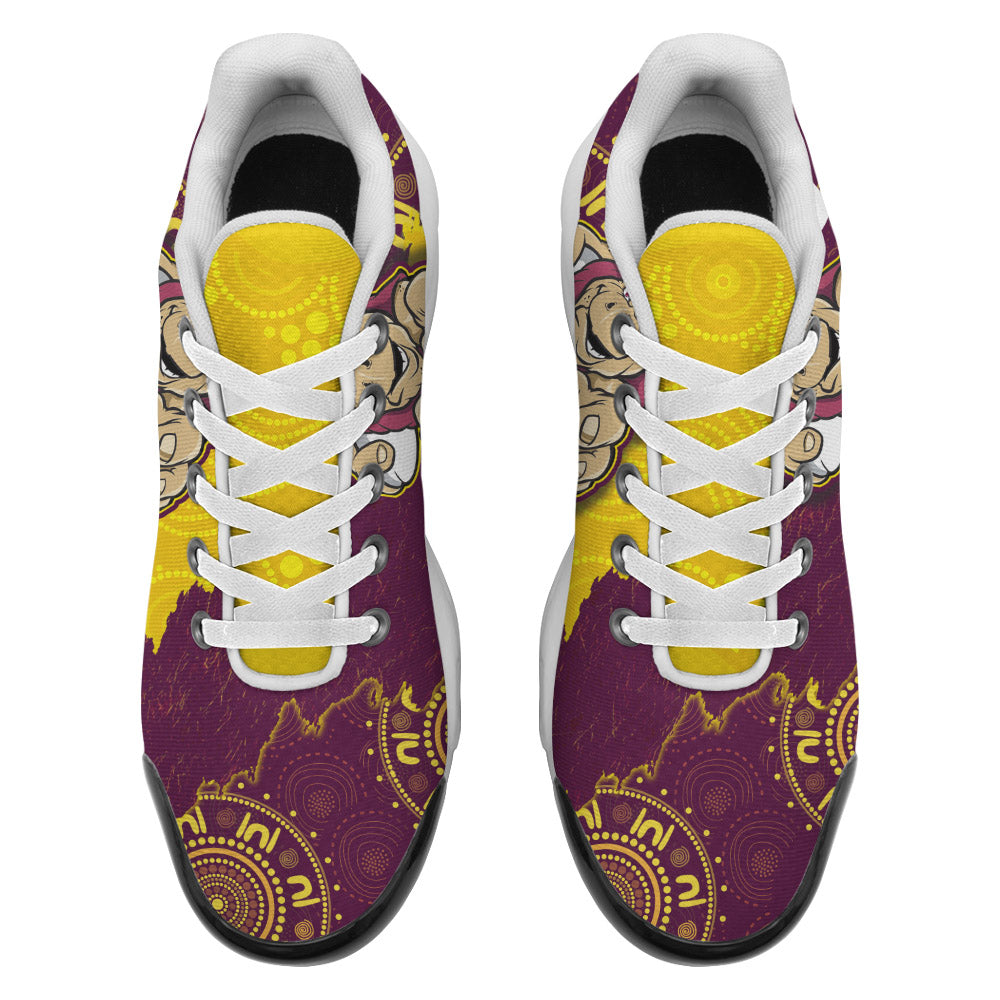 queensland-rugby-cushion-shoes-qld-cane-toad-state-of-origin-aboriginal-wrap-cushion-running-shoes
