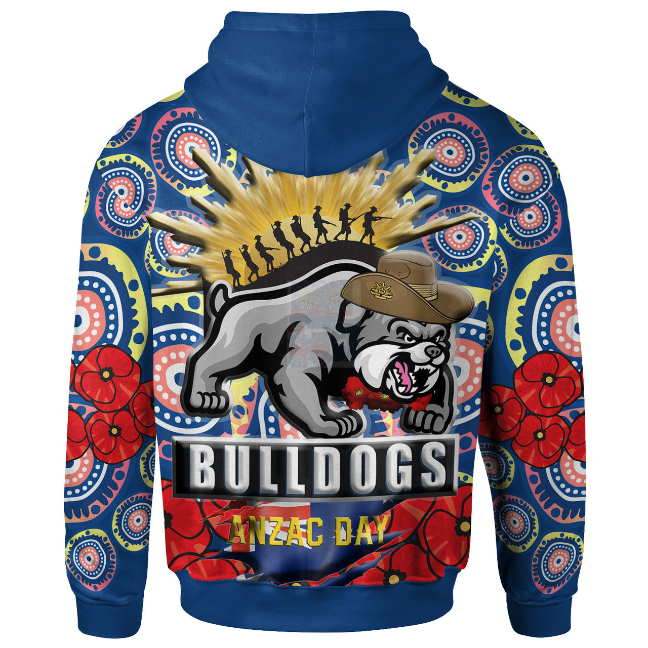 bulldogs-rugby-hoodie-aboriginal-and-anzac-day-with-poppy-flower-patterns-hoodie