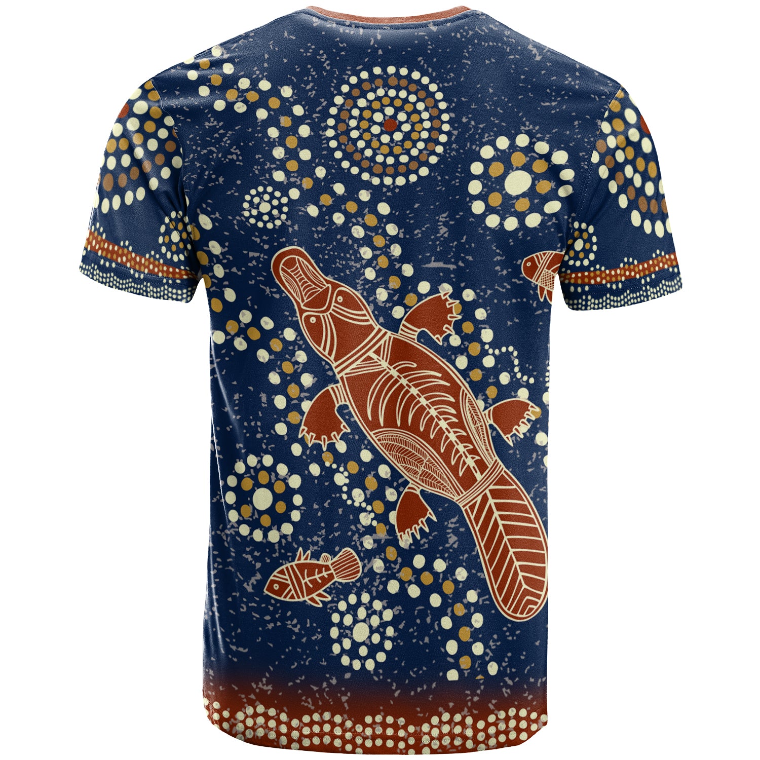 australia-aboriginal-inspired-t-shirt-platypus-and-fish-patterns-t-shirt