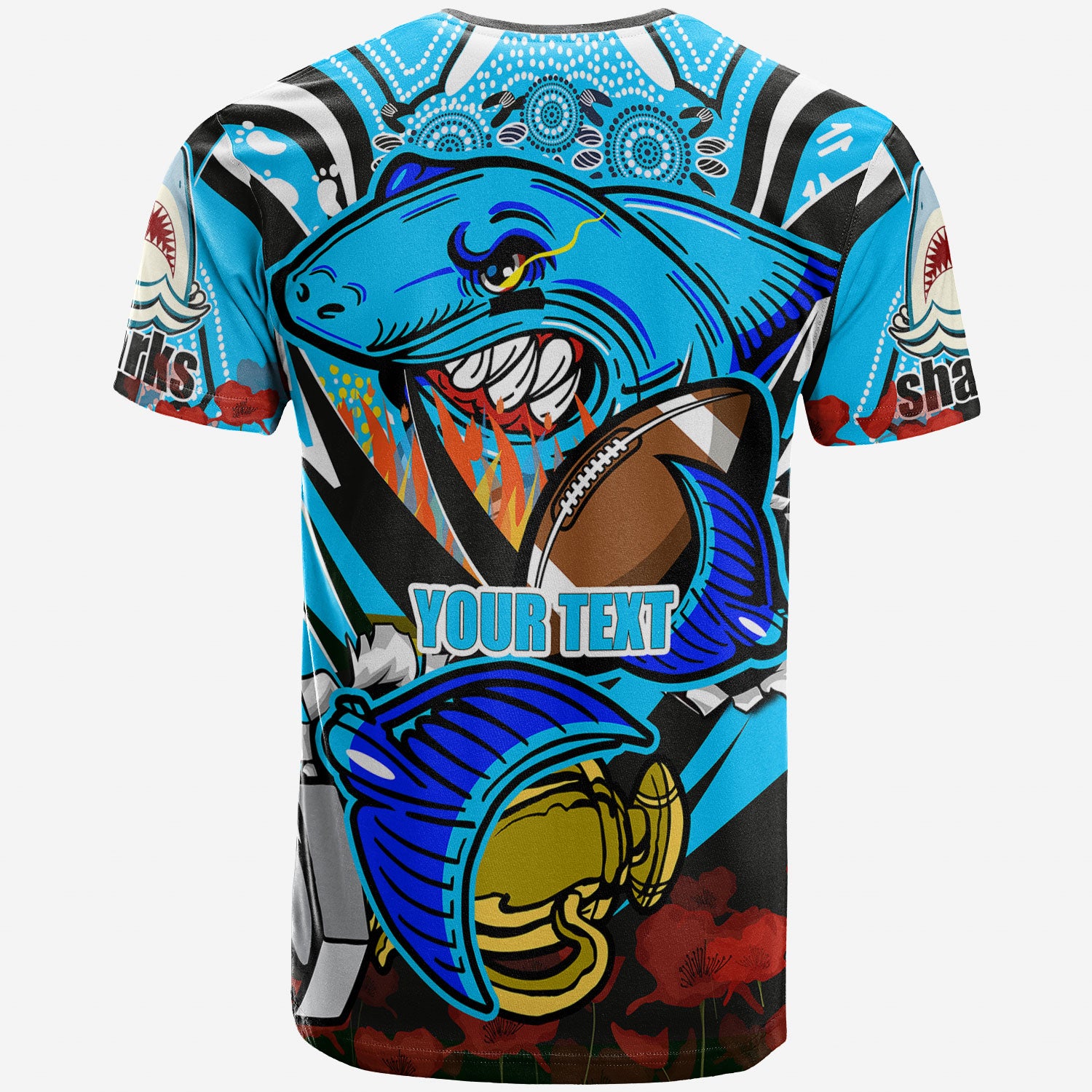 sharks-premierships-rugby-t-shirt-custom-go-sharkies-champion-claw-scratch-aboriginal-culture-t-shirt
