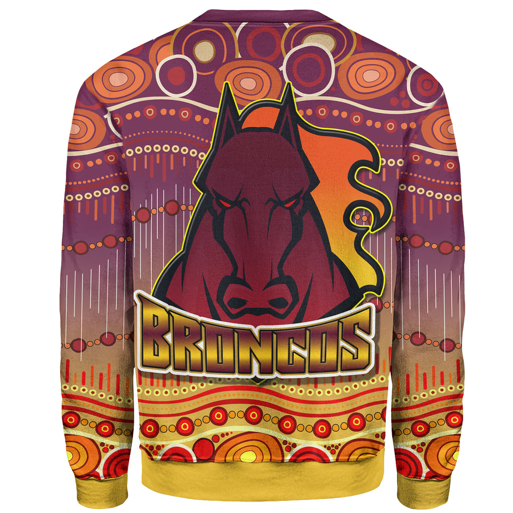 broncos-rugby-custom-sweatshirt-custom-horse-aboriginal-patterns-sweatshirt