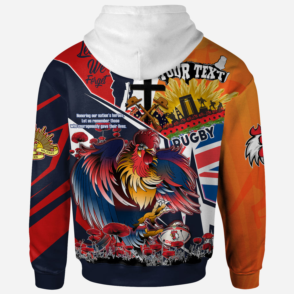 roosters-rugby-hoodie-custom-remembrance-roosters-anzac-quote-with-poppy-and-rosemary-hoodie