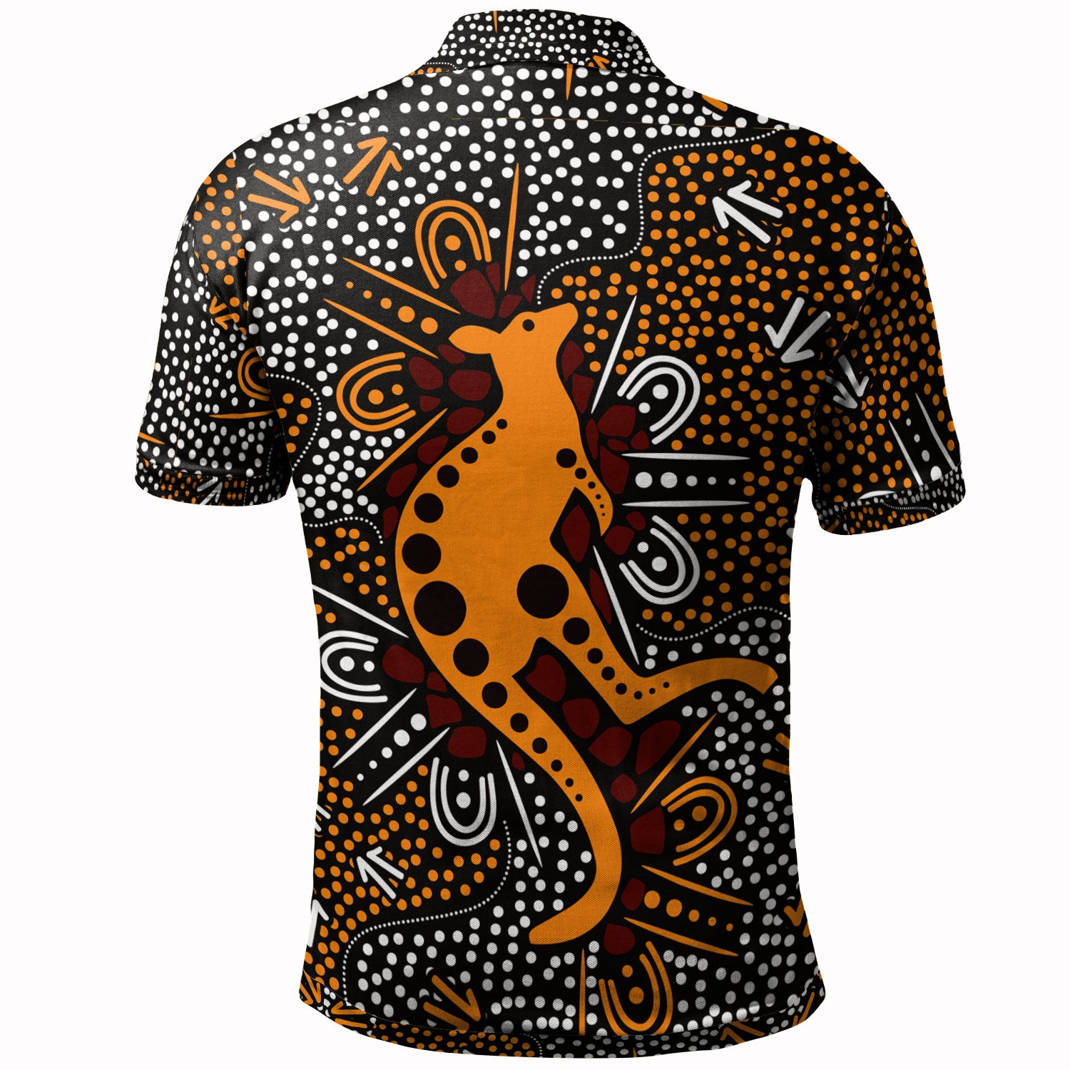 australia-aboriginal-inspired-custom-polo-shirt-indigenous-aboriginal-inspired-art-background-with-kangaroo