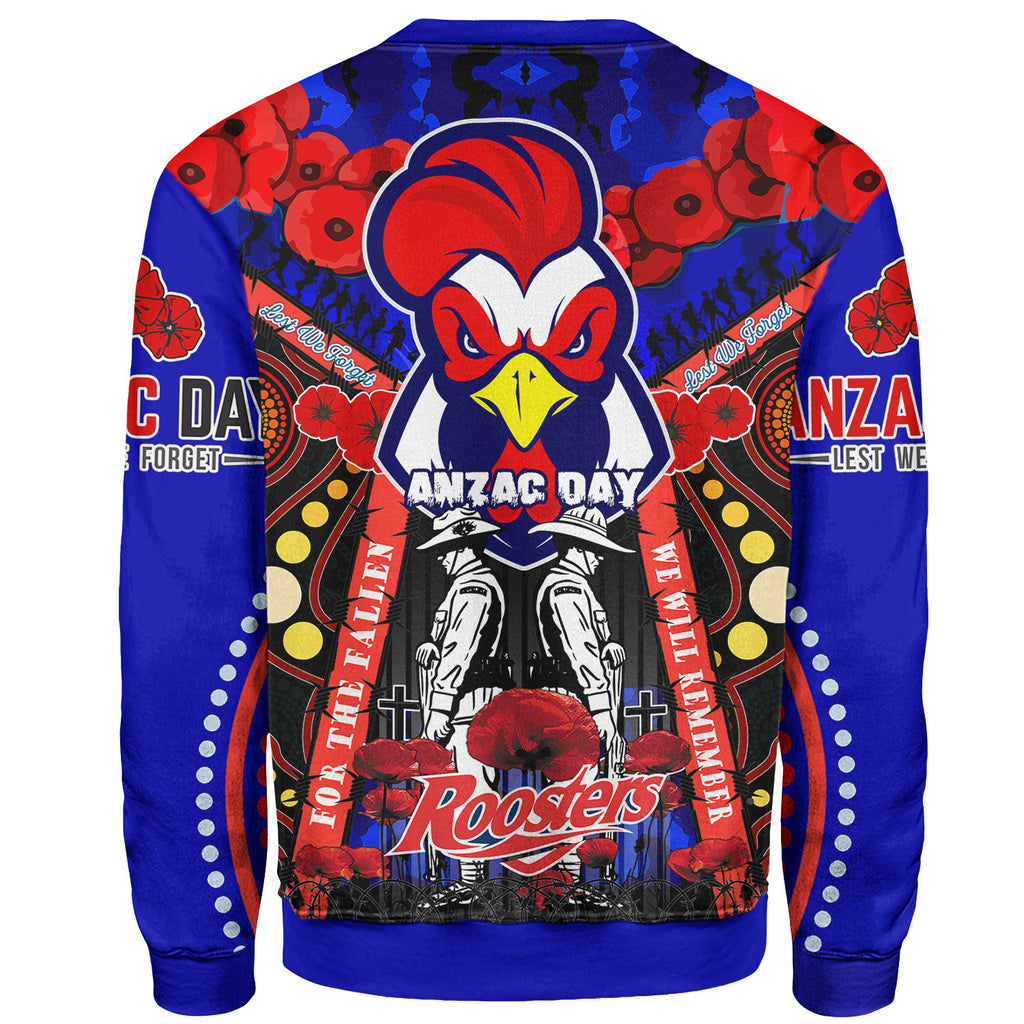 roosters-rugby-anzac-watercolour-sweatshirt-custom-remembrance-roosters-with-poppy-flower-sweatshirt