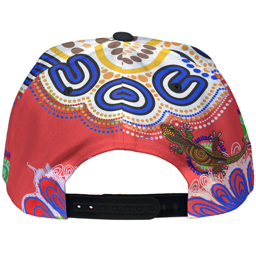 roosters-rugby-aboriginal-custom-cap-super-indigenous-sydney-roosters-scratch-style