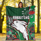 south-sydney-rabbitohs-rugby-custom-blanket-indigenous-dreaming-rabbitohs