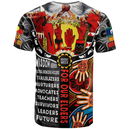 australia-naidoc-week-2023-t-shirt-custom-walk-with-us-pay-homage-to-our-elders-t-shirt