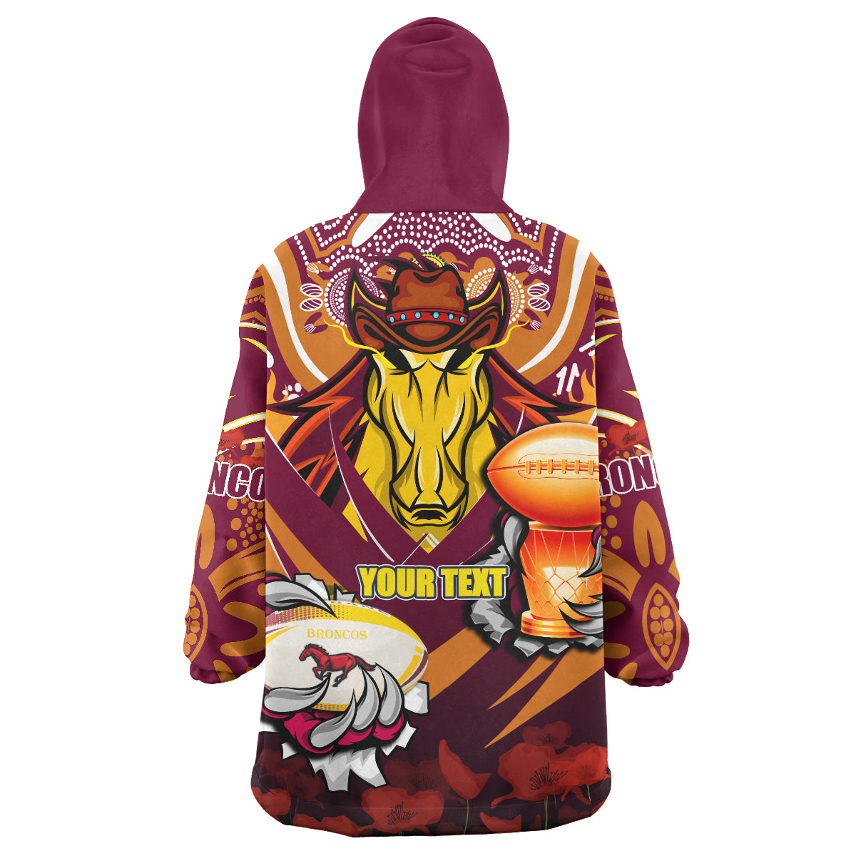 broncos-premierships-rugby-snug-hoodie-custom-go-broncos-champion-claw-scratch-aboriginal-culture-oodie-blanket