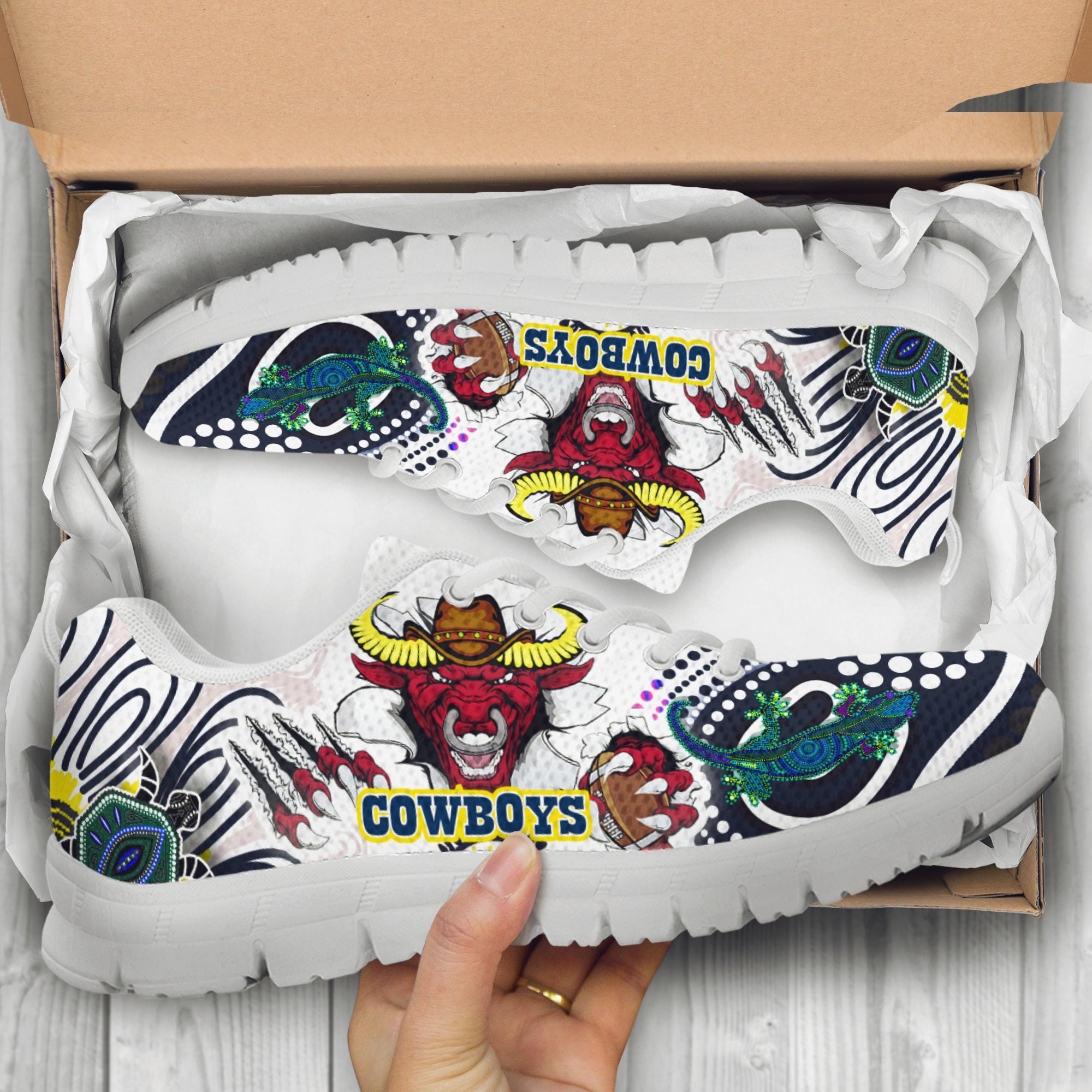 cowboys-rugby-sneaker-indigenous-queensland-super-cows-with-sea-turtle-scratch-style-sneaker