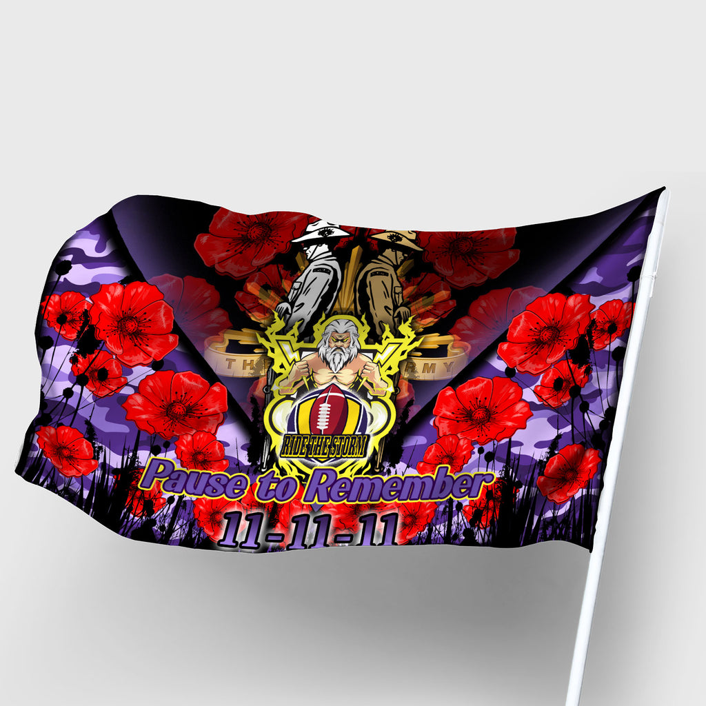 storm-rugby-flag-remembrance-day-pause-to-remember-flag
