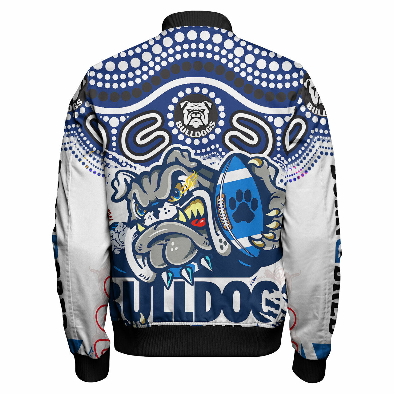 https-aussievibes-co-bulldogs-rugby-born-bred-bomber-jacket-custom-indigenous-bulldogs-with-rugby-ball-and-aboriginal-patterns