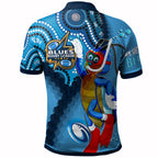 new-south-wales-rugby-league-team-polo-shirt-custom-new-south-wales-blues-dreaming-cockroaches-state-of-origin-aboriginal-polo-shirt
