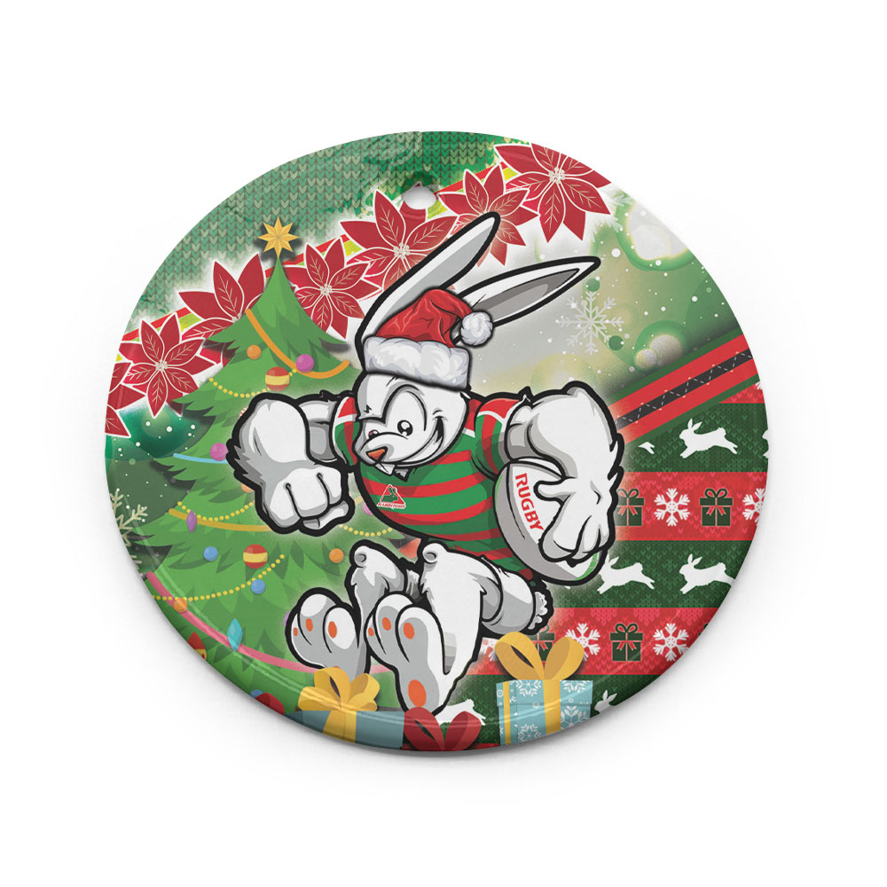 rabbitohs-rugby-ornaments-custom-christmas-tree-rabbit-rugby-ball-ornaments