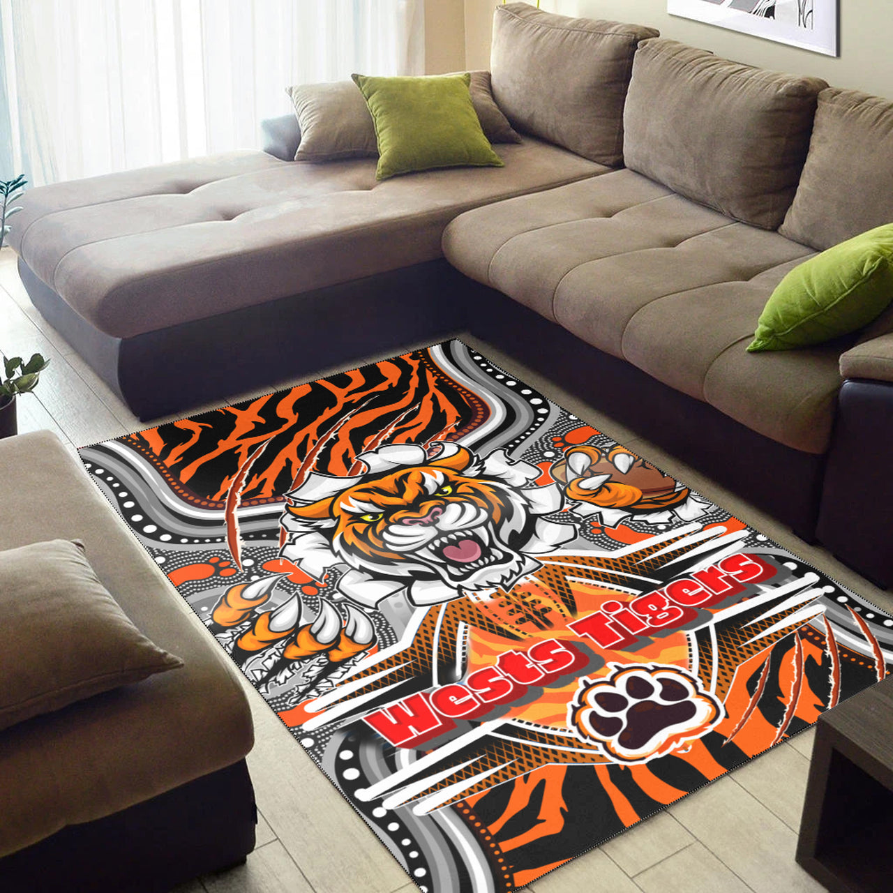 tigers-rugby-aboriginal-area-rug-custom-indigenous-super-wests-tigers-scratch-style