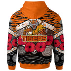 tigers-rugby-hoodie-aboriginal-tiger-skin-texture-anzac-day-tiger-with-poppy-hoodie