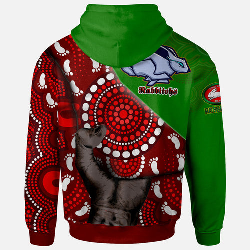 rabbitohs-rugby-aboriginal-custom-patronage-hoodie-south-sydney-rabbitohs-bloods-in-my-veins