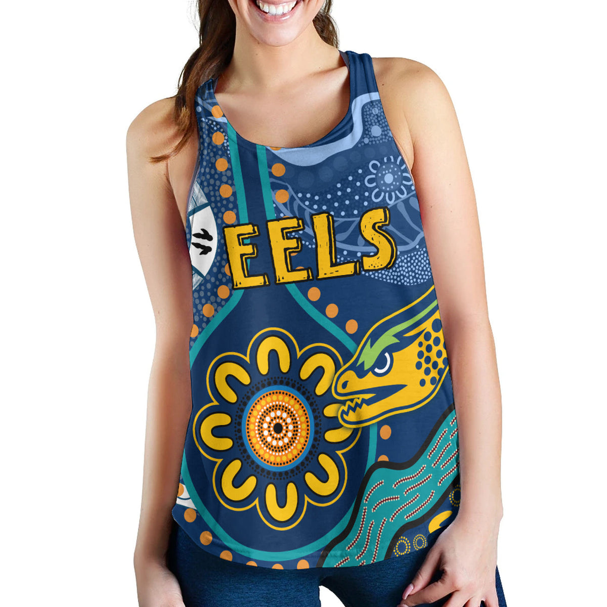 eels-rugby-women-racerback-tank-custom-indigenous-eels-women-racerback-tank