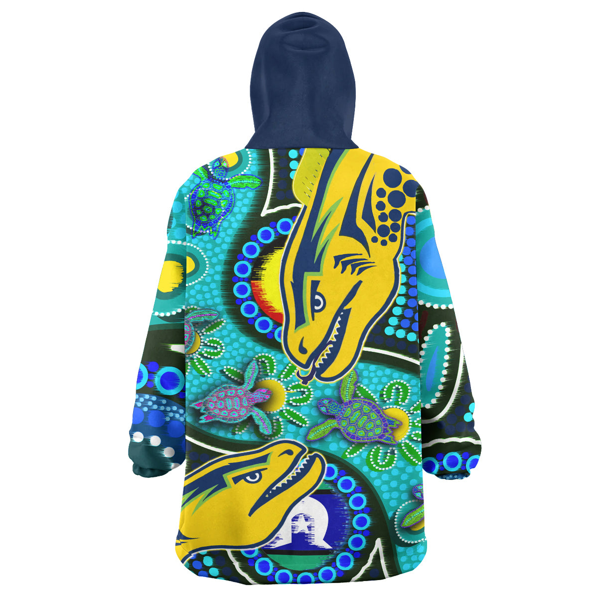 parramatta-eels-rugby-snug-hoodie-custom-indigenous-parramatta-eels-with-aboriginal-and-torres-strait-islander-flag-oodie-blanket