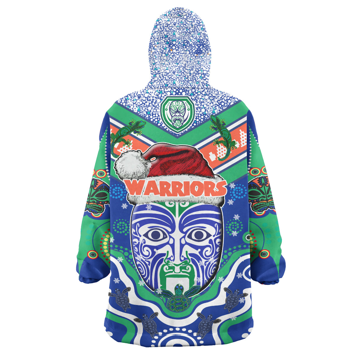 warriors-rugby-christmas-snug-hoodie-custom-merry-new-zealand-warriors-christmas-indigenous-wearable-blanket-hoodie