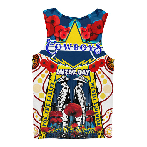 cowboys-anzac-day-watercolour-rugby-men-tank-top-custom-remembrance-cowboys-with-poppy-flower