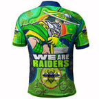 raiders-rugby-polo-shirt-custom-we-are-raiders-mascot-with-aboriginal-art-polo-shirt