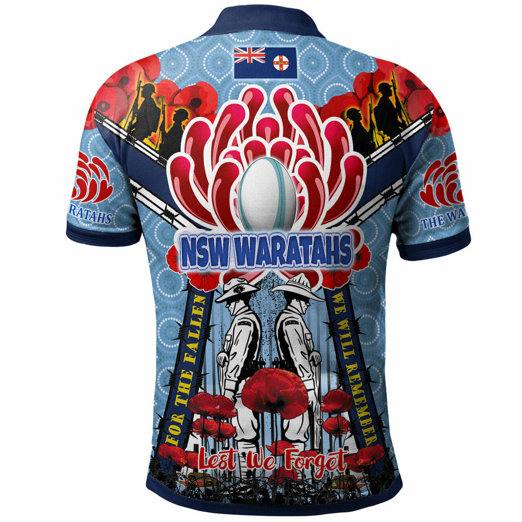 waratahs-rugby-custom-anzac-day-polo-shirt-remembrance-nsw-waratahs-with-indigenous-patterns-and-poppy-flower