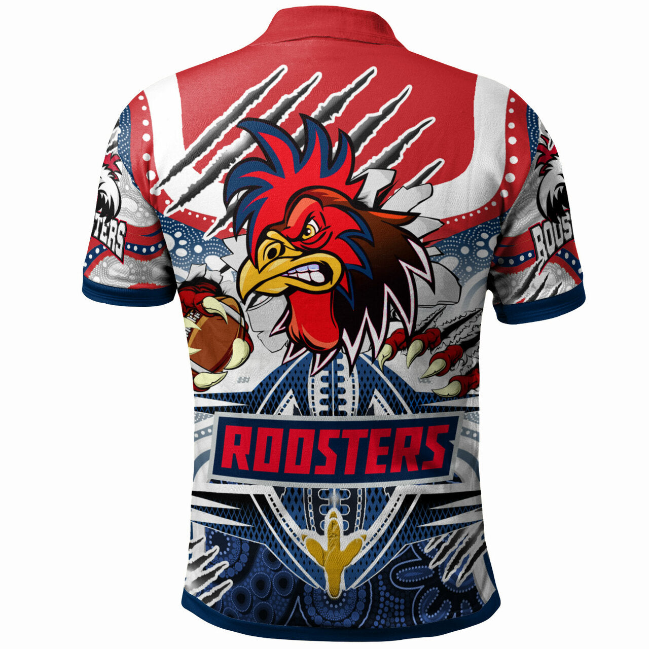 roosters-rugby-aboriginal-custom-polo-shirt-super-indigenous-sydney-roosters-scratch-style