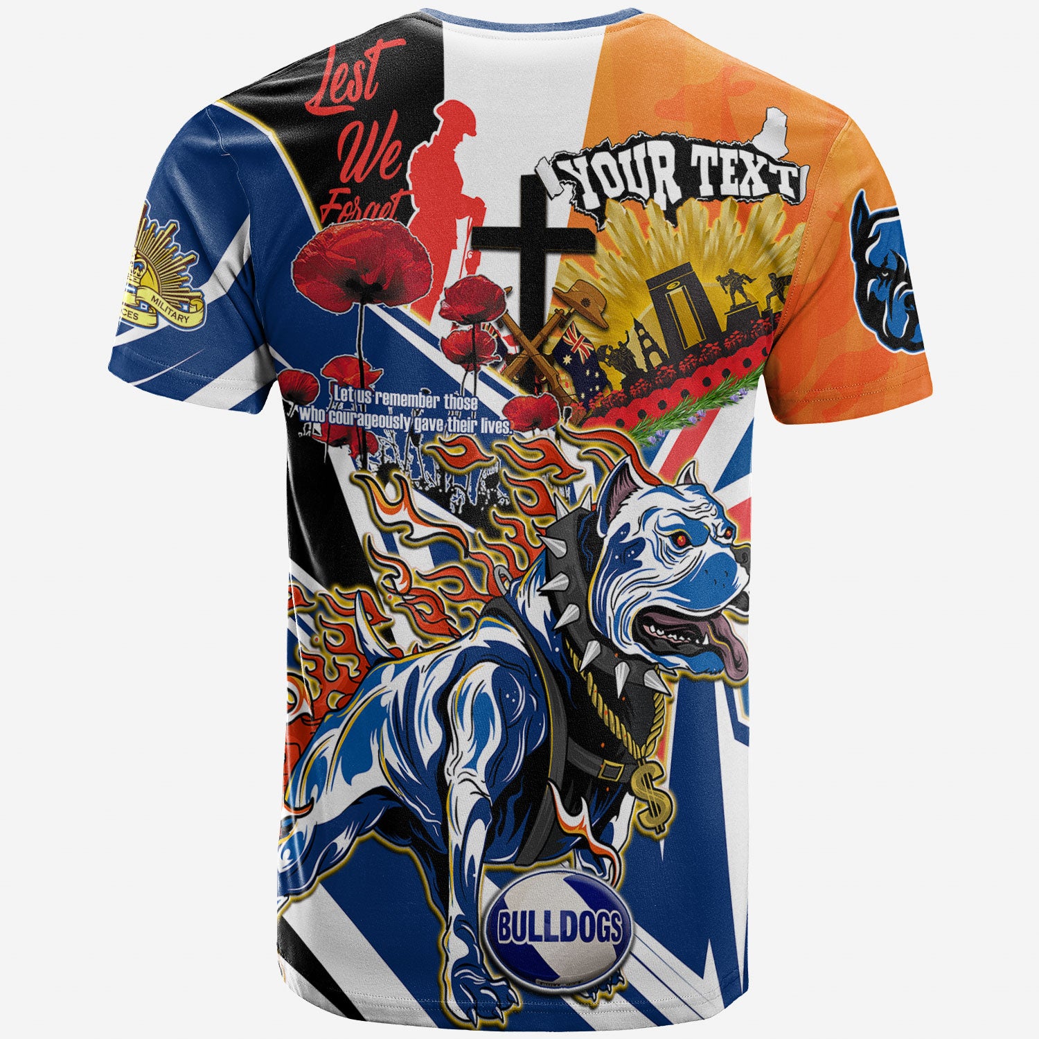 bulldogs-rugby-t-shirt-custom-remembrance-bulldogs-anzac-quote-with-poppy-and-rosemary-t-shirt