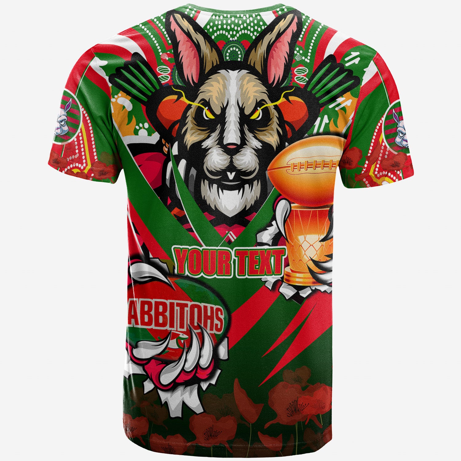 rabbitohs-premierships-rugby-t-shirt-custom-go-rabbitohs-champion-claw-scratch-aboriginal-culture-t-shirt