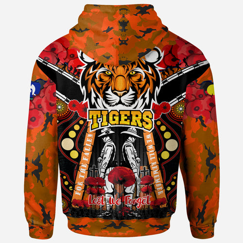 tigers-rugby-anzac-day-watercolour-hoodie-custom-remembrance-west-tigers-with-poppy-flower
