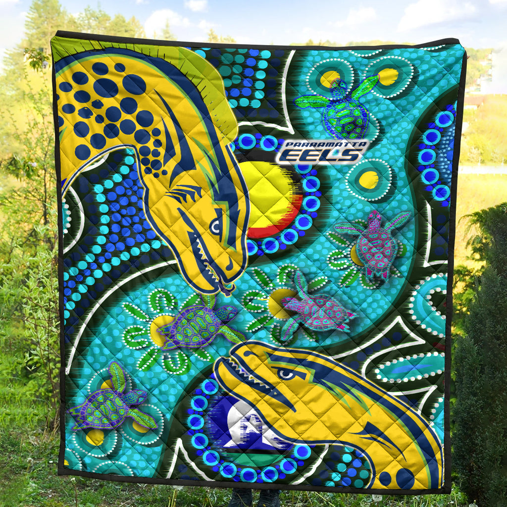 eels-rugby-quilt-custom-indigenous-eels-with-aboriginal-and-torres-strait-islander-flag