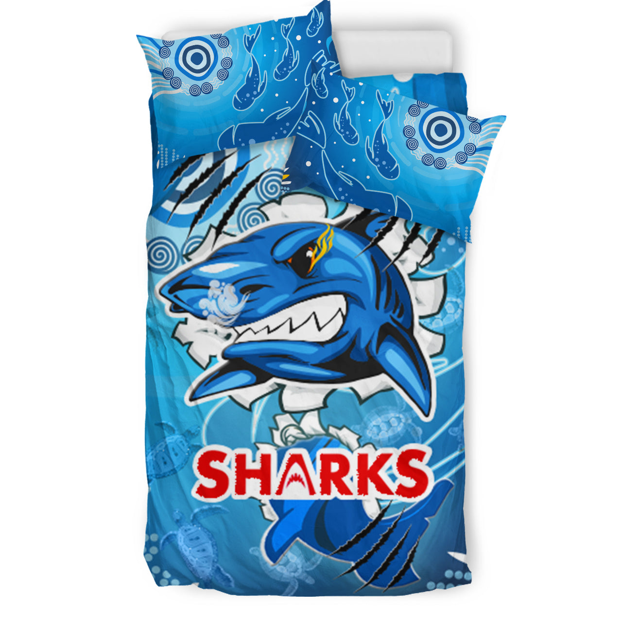 sharks-aboriginal-custom-rugby-bedding-set-the-indigenous-sharks-scratch-style