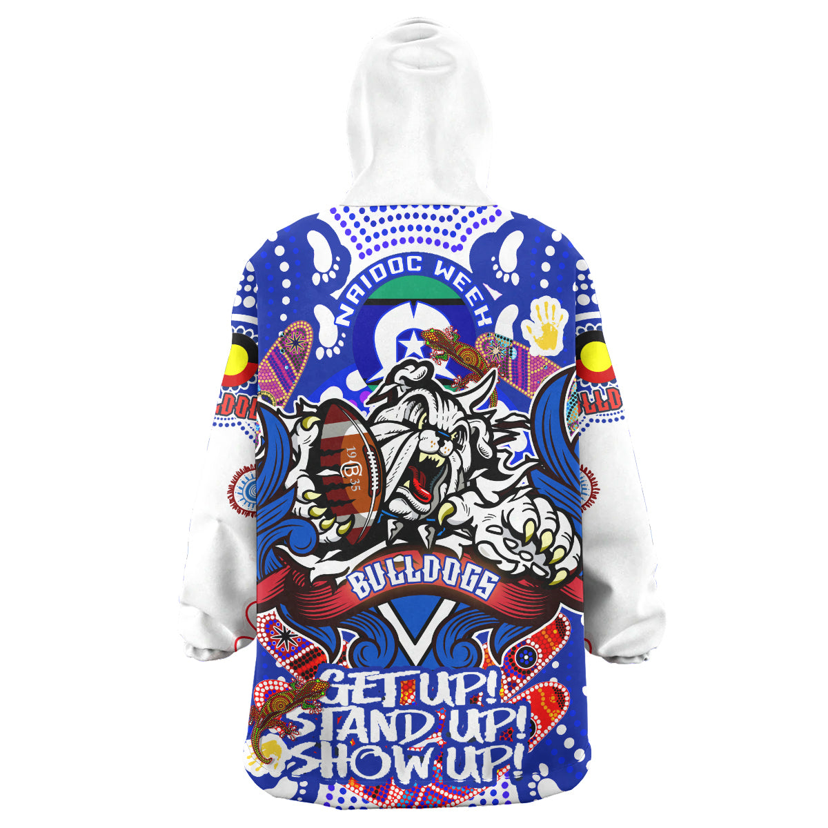 bulldogs-rugby-naidoc-week-snug-hoodie-super-angry-bulldogs-naidoc-week-celebrations-oodie-blanket