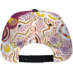 sea-eagles-aboriginal-rugby-custom-cap-double-sea-eagles-with-tribal-sun-and-footprints