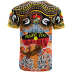 australia-naidoc-week-2023-custom-t-shirt-naidoc-week-2023-timeline-with-aboriginal-inspired-dot-art-painting-and-aussie-gecko