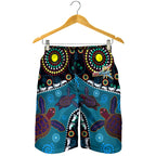 indigenous-all-stars-rugby-custom-men-short-dreamtime-turtle-with-aboriginal-and-torres-strait-islanders-flag