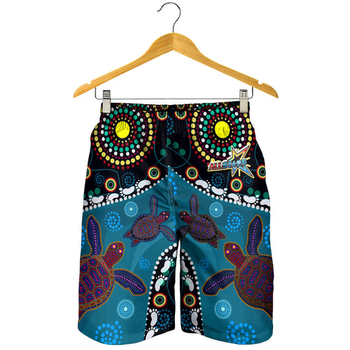 indigenous-all-stars-rugby-custom-men-short-dreamtime-turtle-with-aboriginal-and-torres-strait-islanders-flag